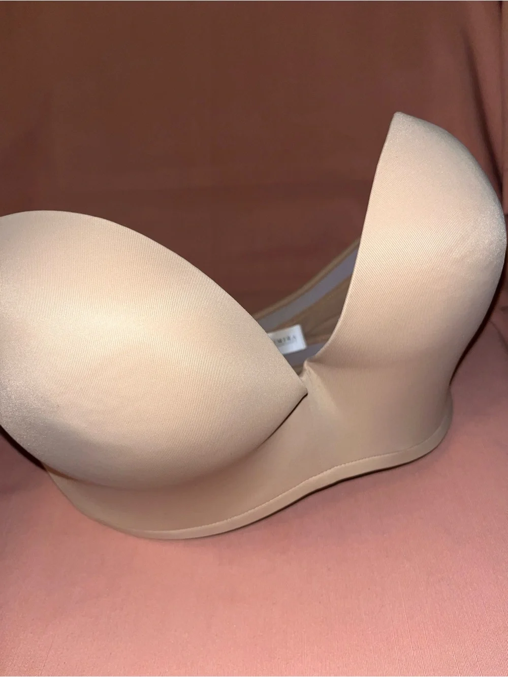 Strapless Nude Seamless Strapless Bra Delmira 42F NWT